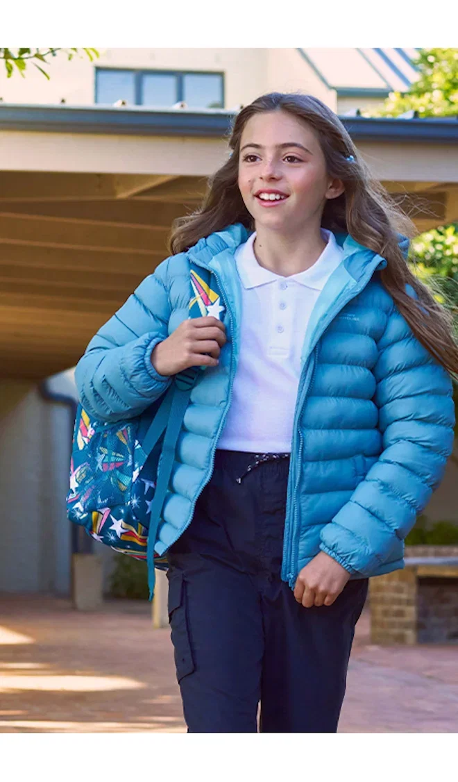 Teal Seasons Kids Padded Jacket