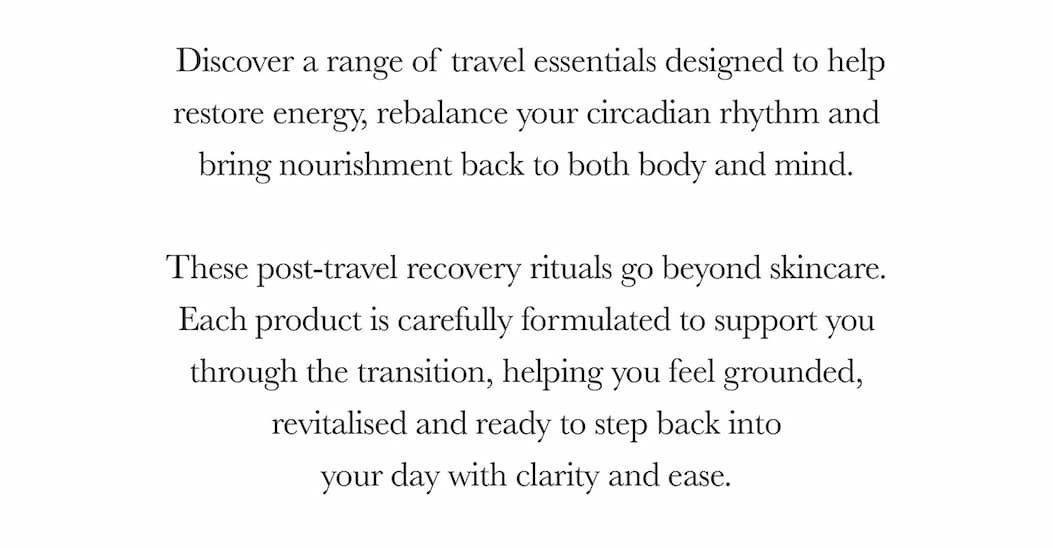 Post-Travel Recovery Rituals