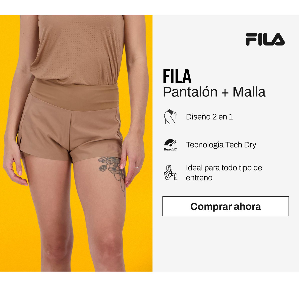 FILA Pantalón + Malla