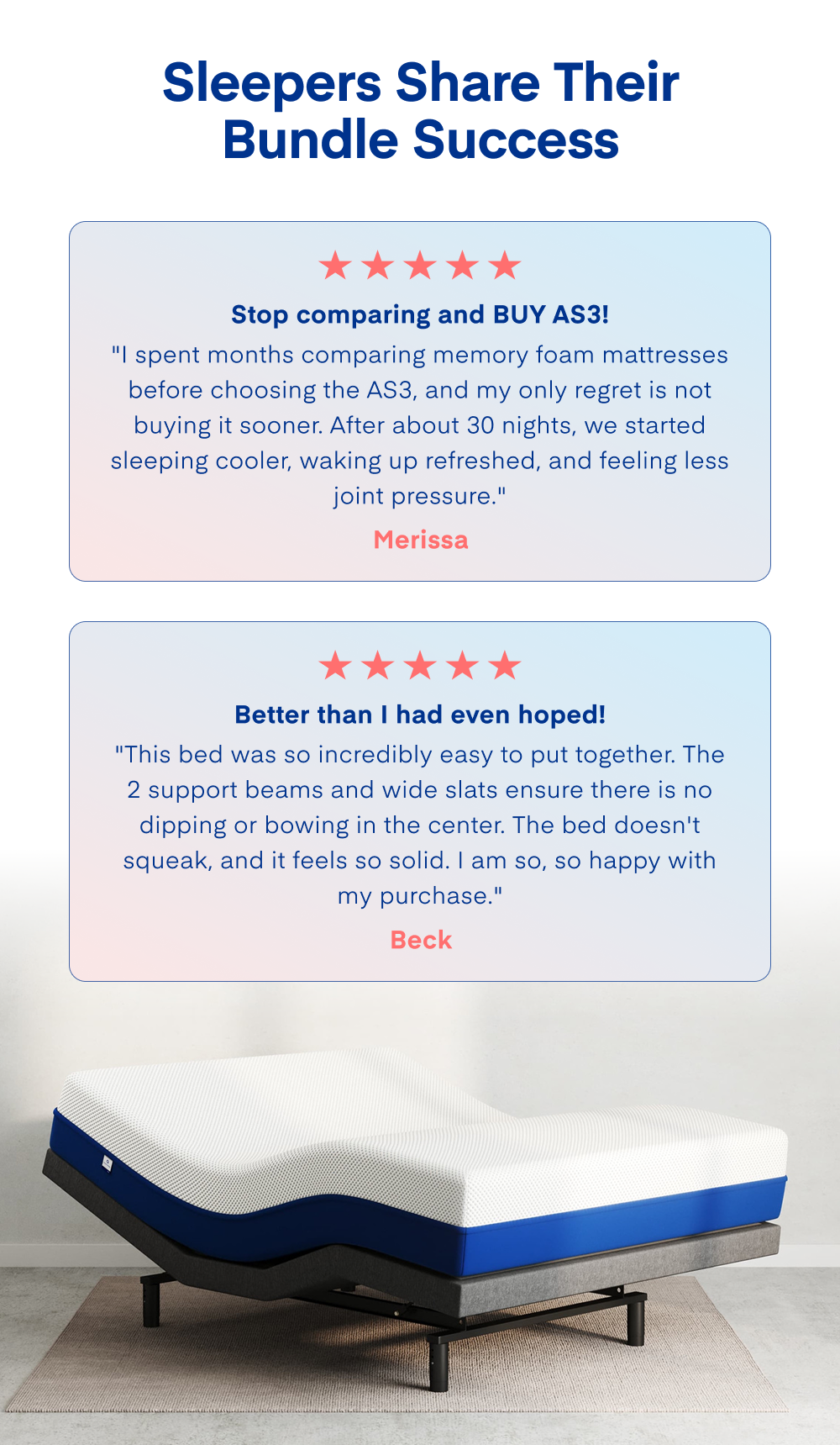 Sleepers Share Their Bundle Success