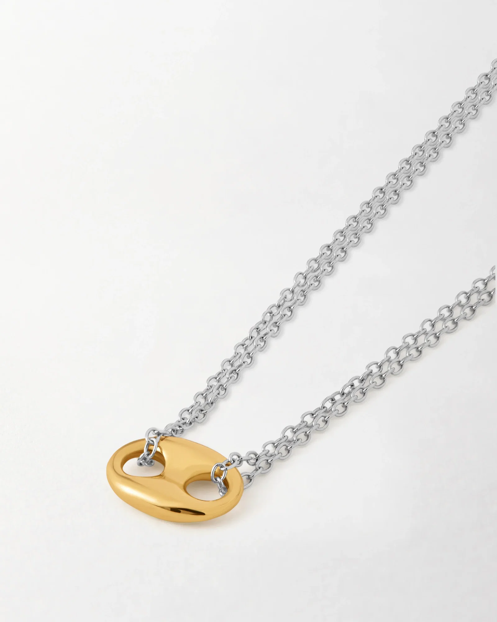Image of Mariner Mixed Metal Necklace