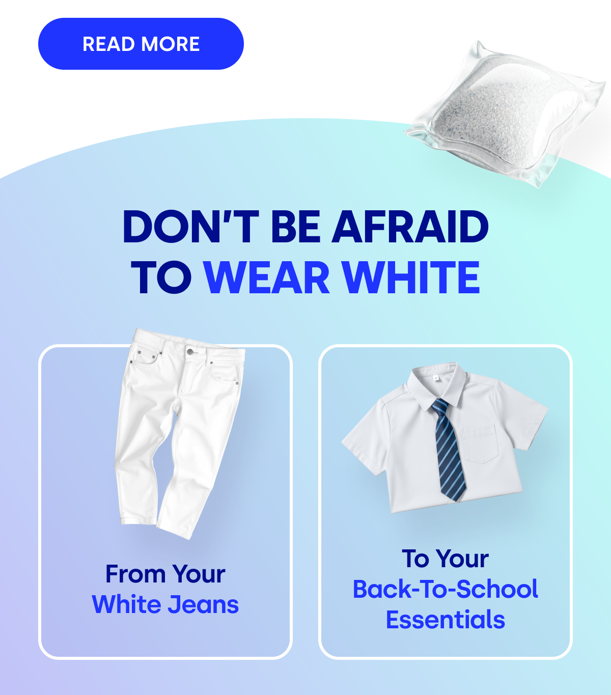 Don't be afraid to wear white