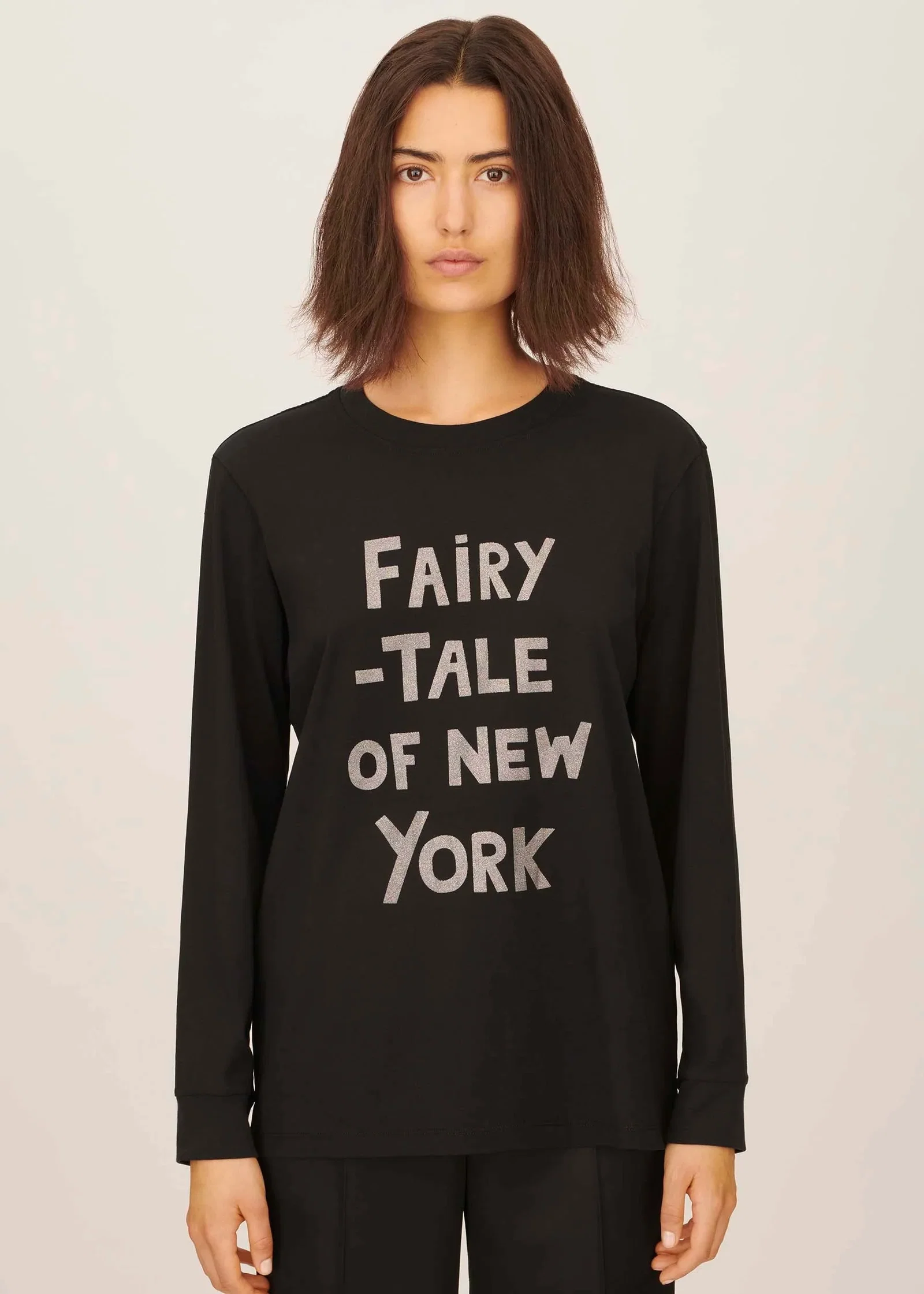 Image of Fairytale Of New York Glitter Long Sleeve T-Shirt