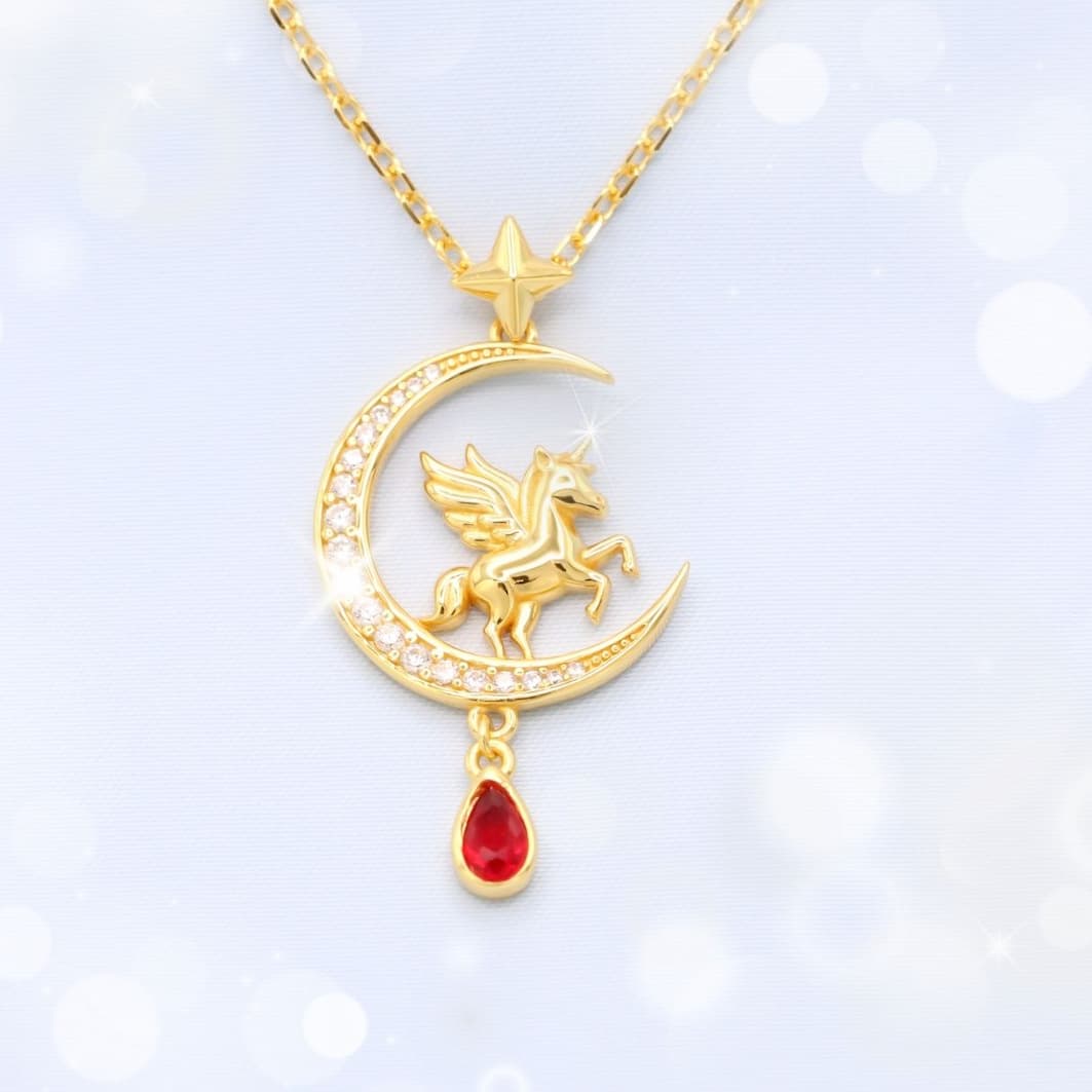 promo picture unicorn necklace