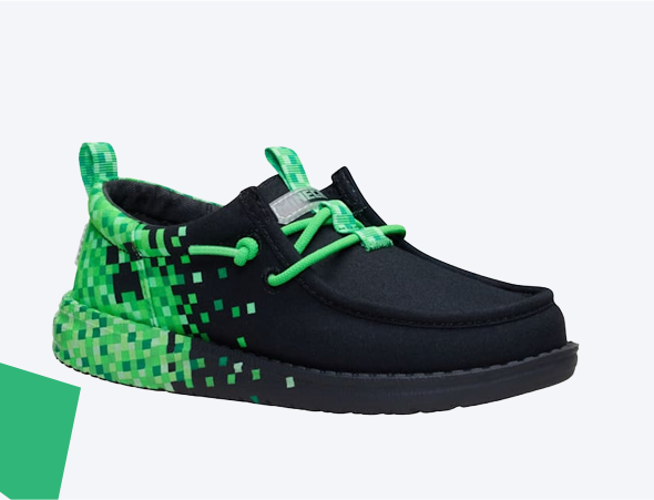 Display Image of Minecraft Themed Heydude Sneaker