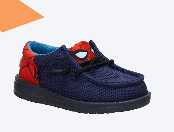 Display Image of Spiderman Themed Heydude Sneaker