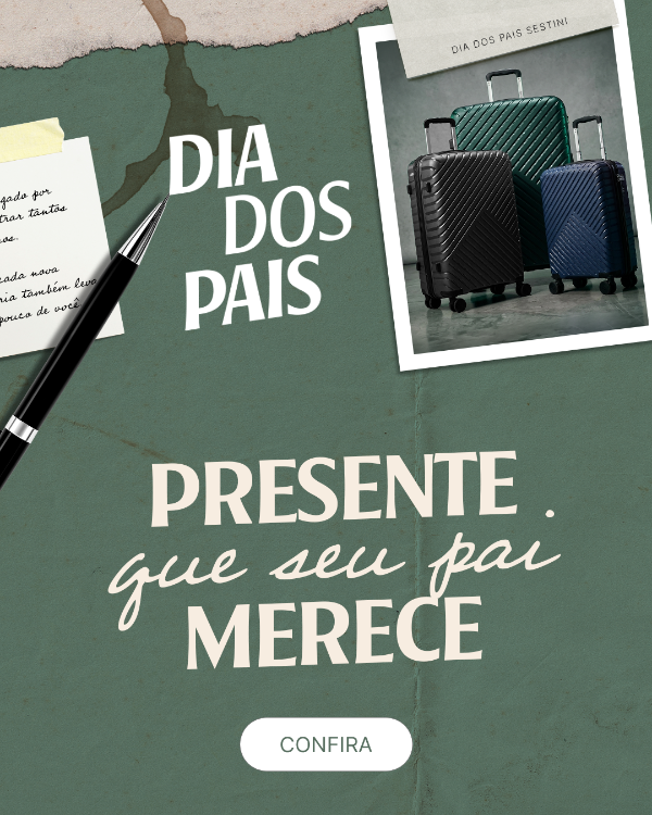 DIA DOS AIS | Linha de Malas PP ESSENCIAL 2, o presente que o seu pai merece