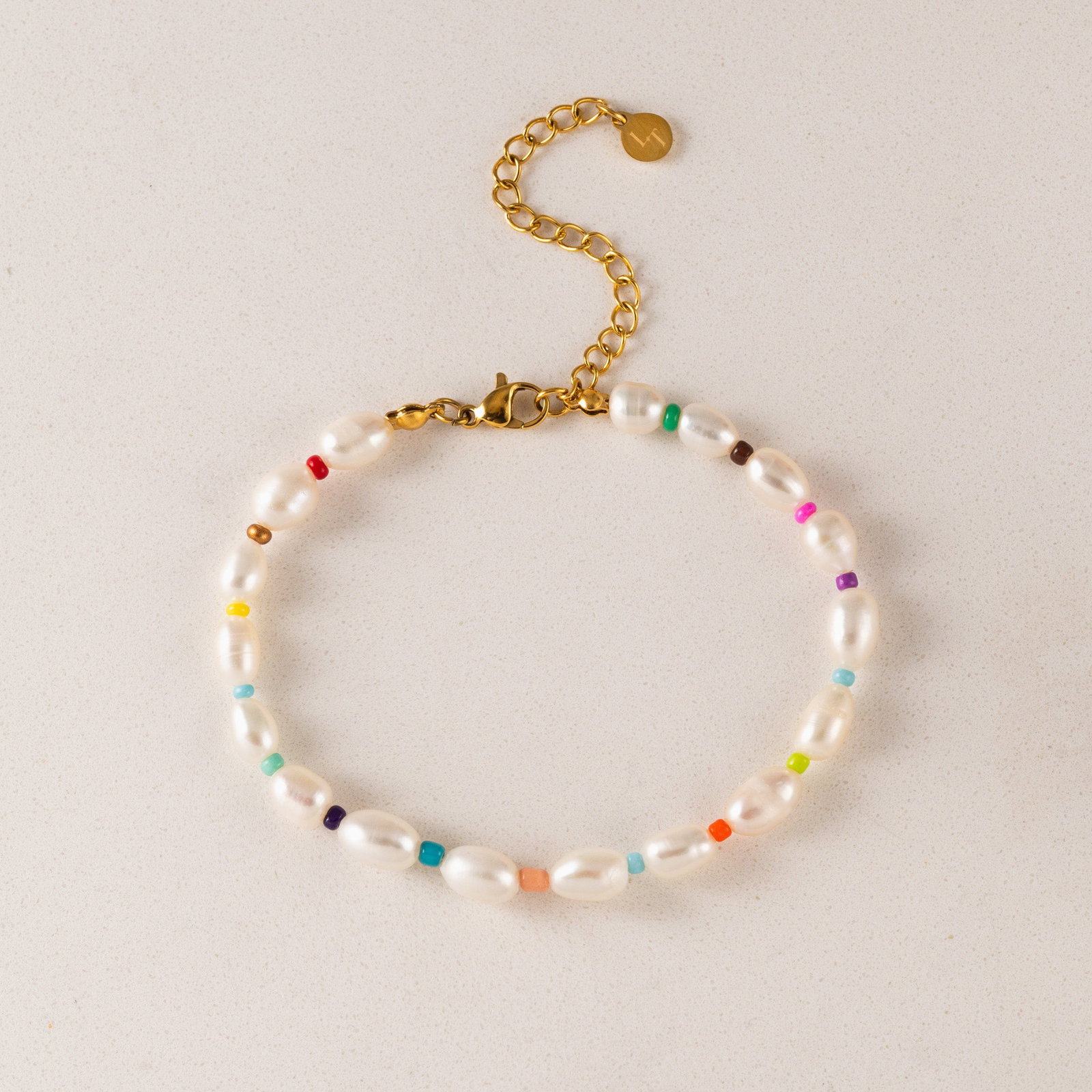 Image of Rainbow Pearl Bracelet
