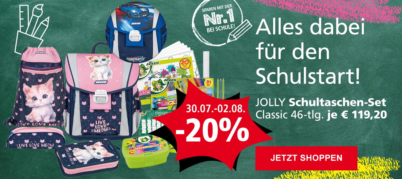 Jolly Schultaschen-Set Classic