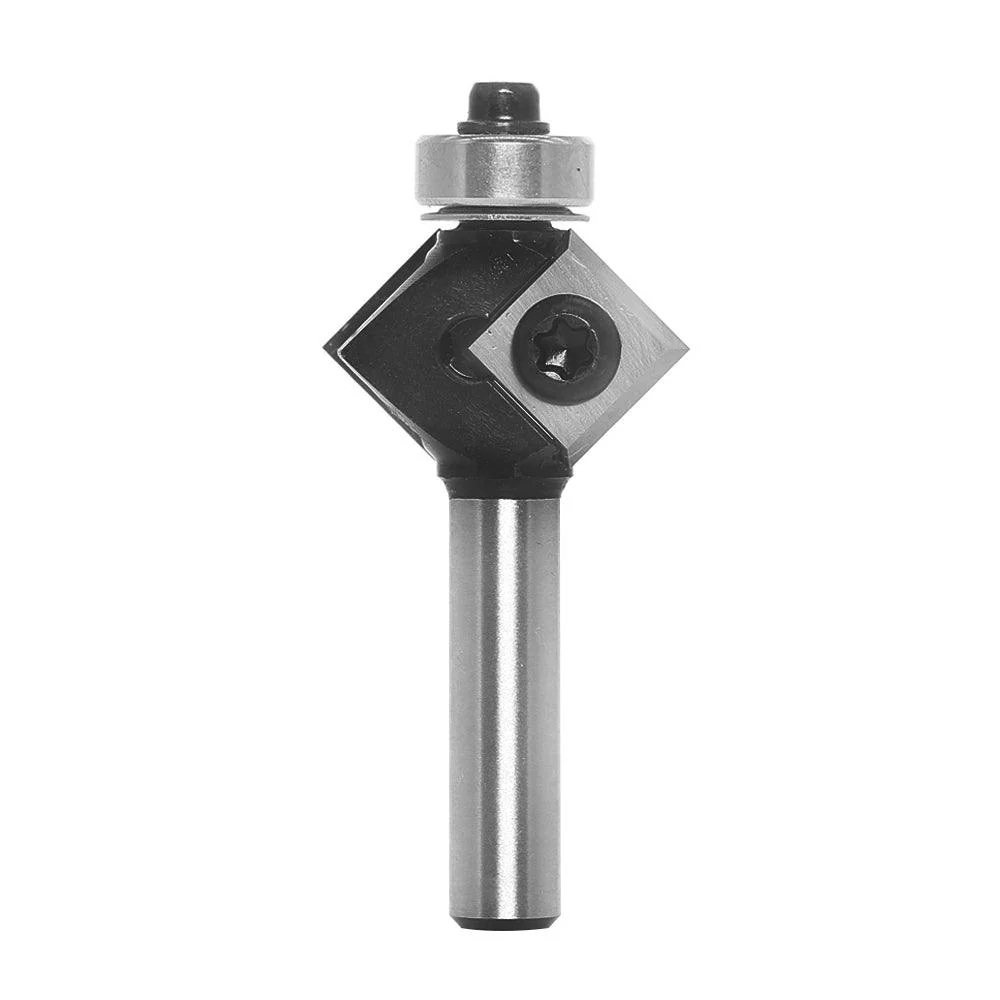 Chamfer 45 Degree Router Bit with Carbide Inserts