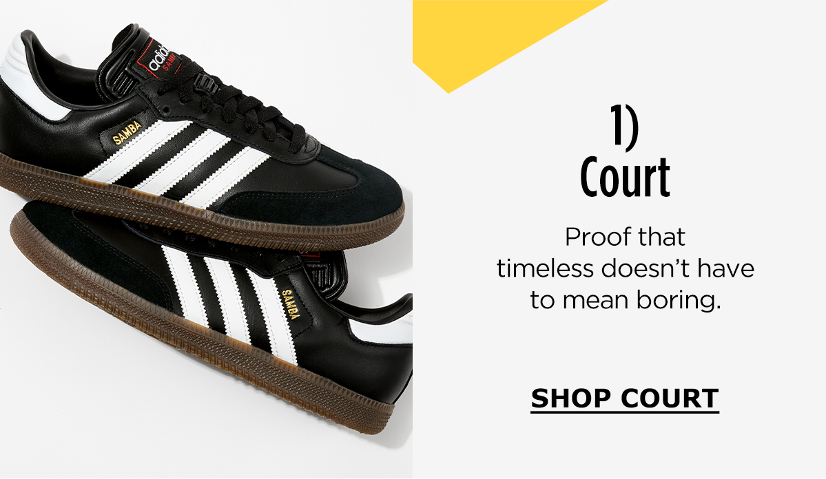 1) Court | Proof that timeless doesn’t have to mean boring. | SHOP COURT