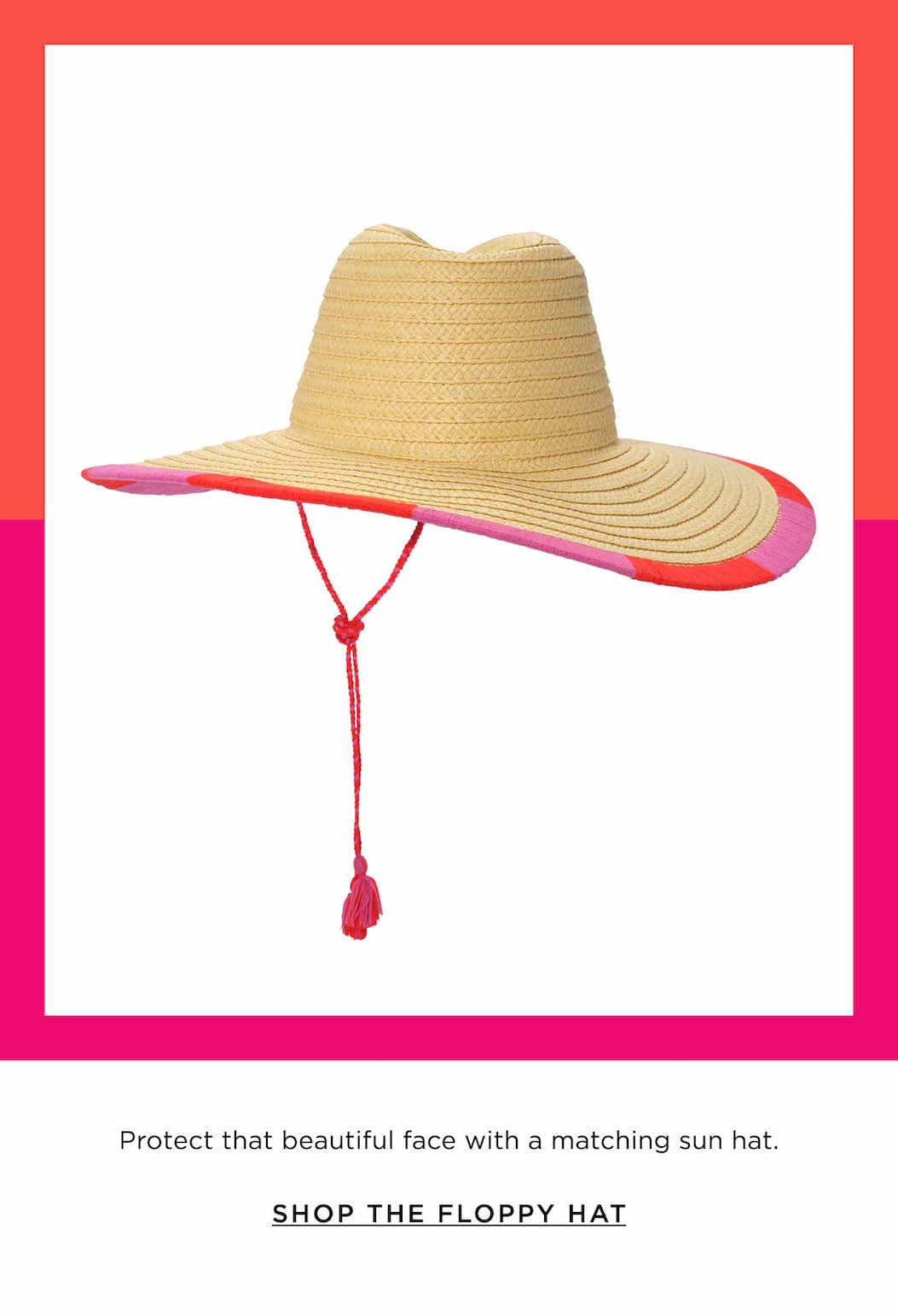 Summer Escape Floppy Hat