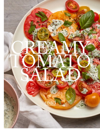 CREAMY TOMATO SALAD