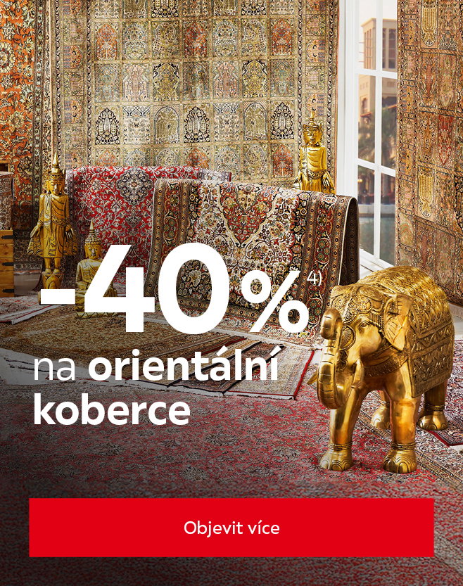 Sleva 40 % na orientální koberce