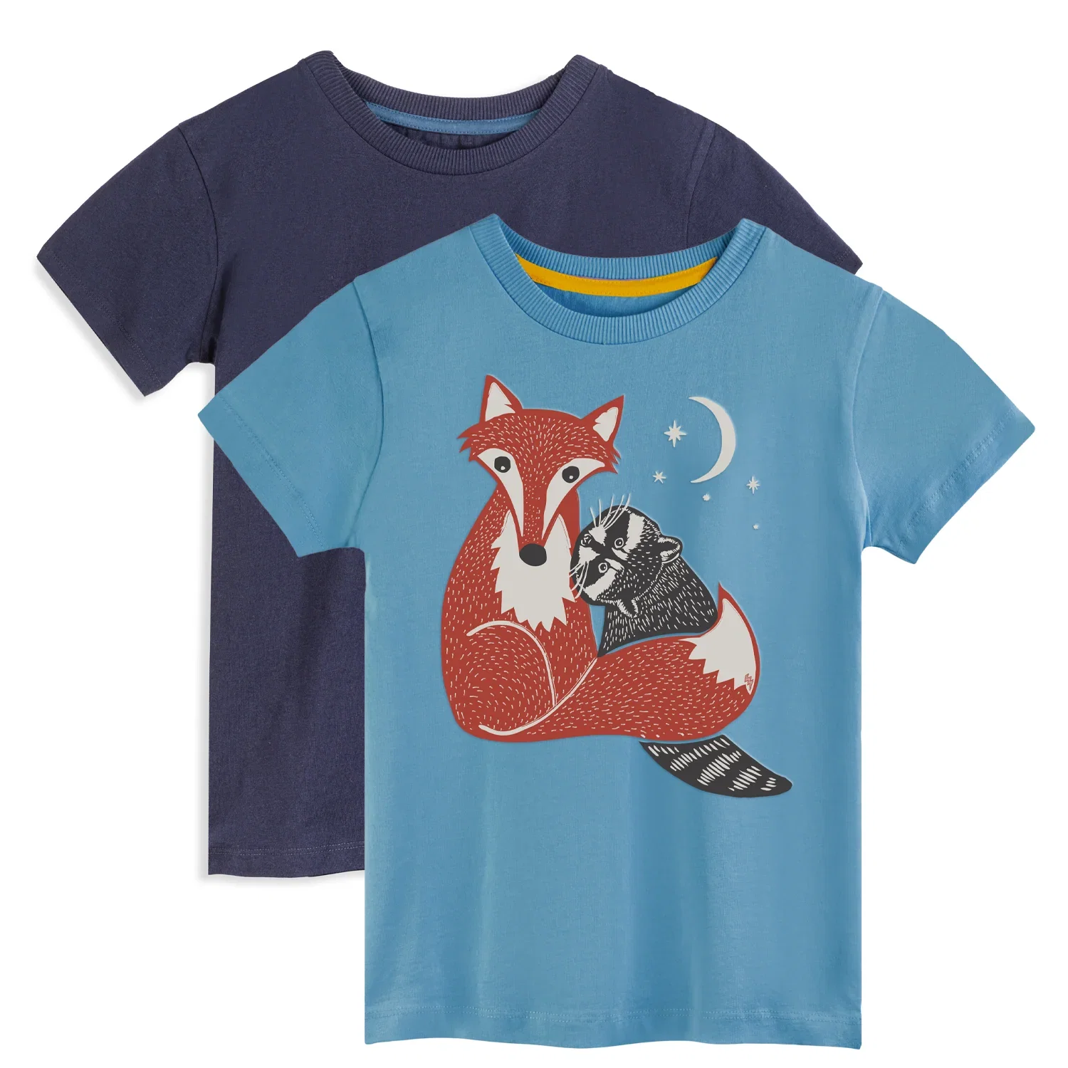 Image of Organic Cotton Kids Graphic Tee 2-Pack