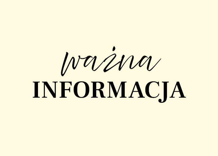Text graphic reading 'Important information' in stylised black script and serif fonts on a cream background