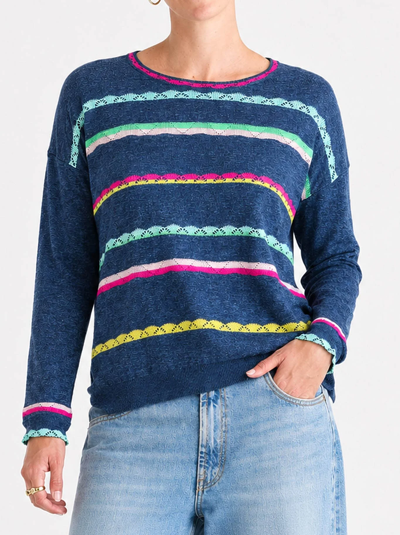 Image of LACE POP KNIT