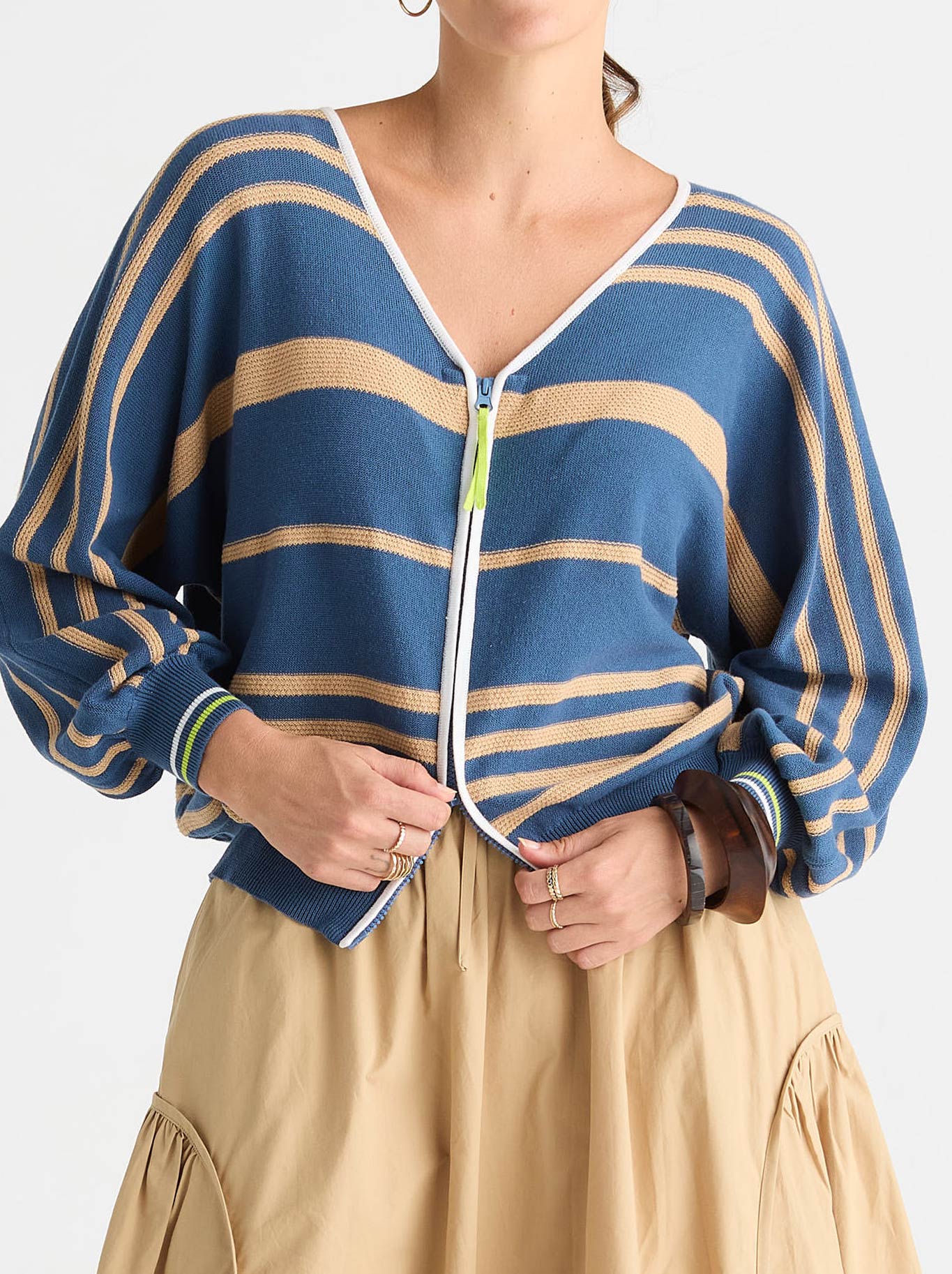 Image of STATEMENT ZIP CARDI