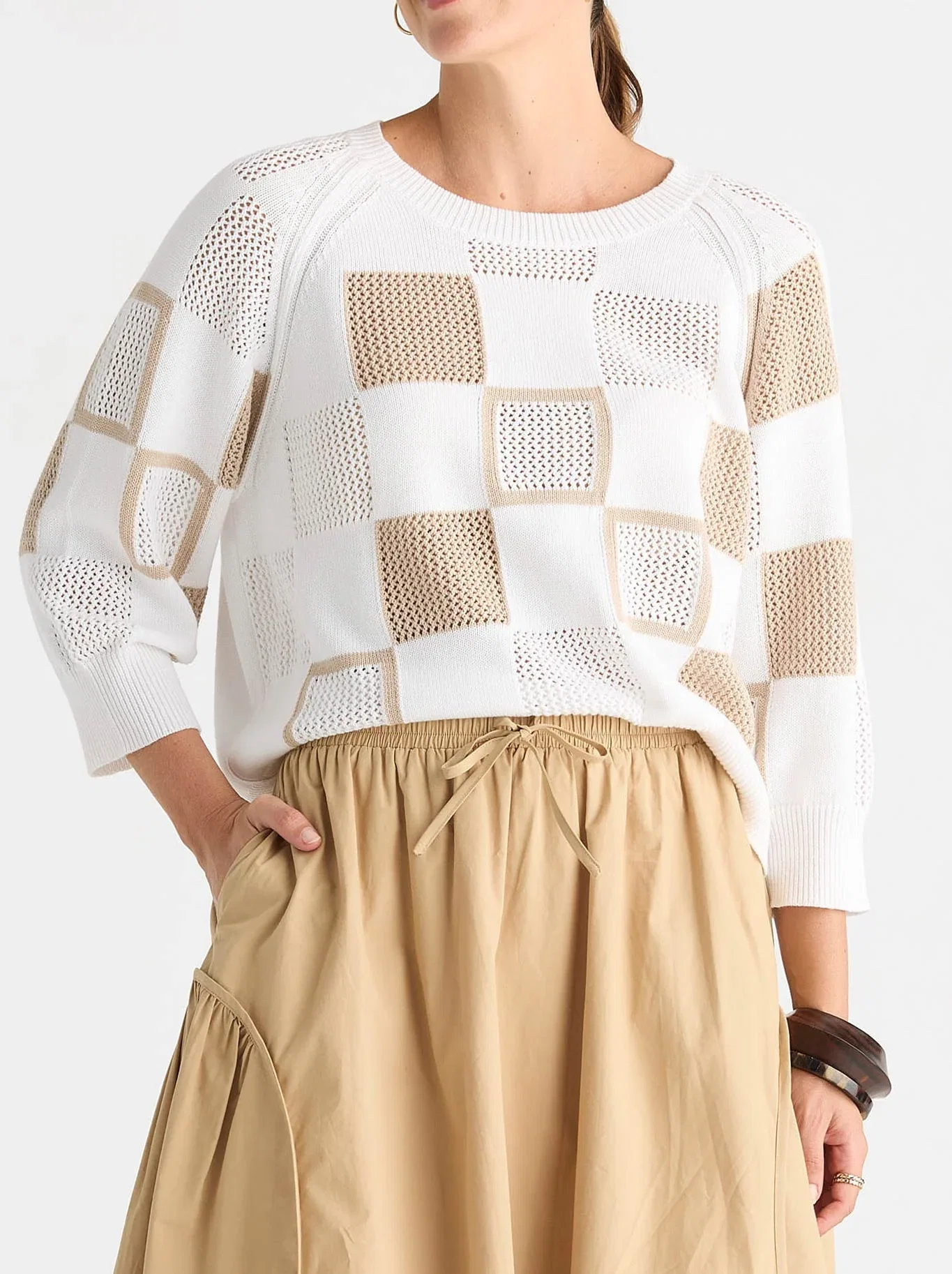 Image of PATCH POINTELLE TOP