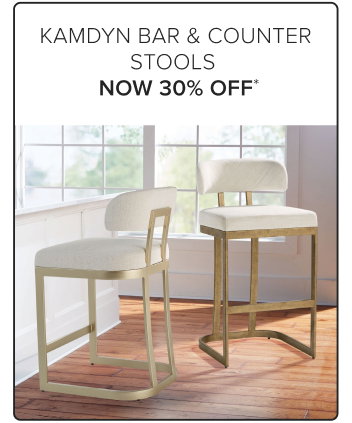 Kamdyn Bar & Counter Stools Now 30% Off