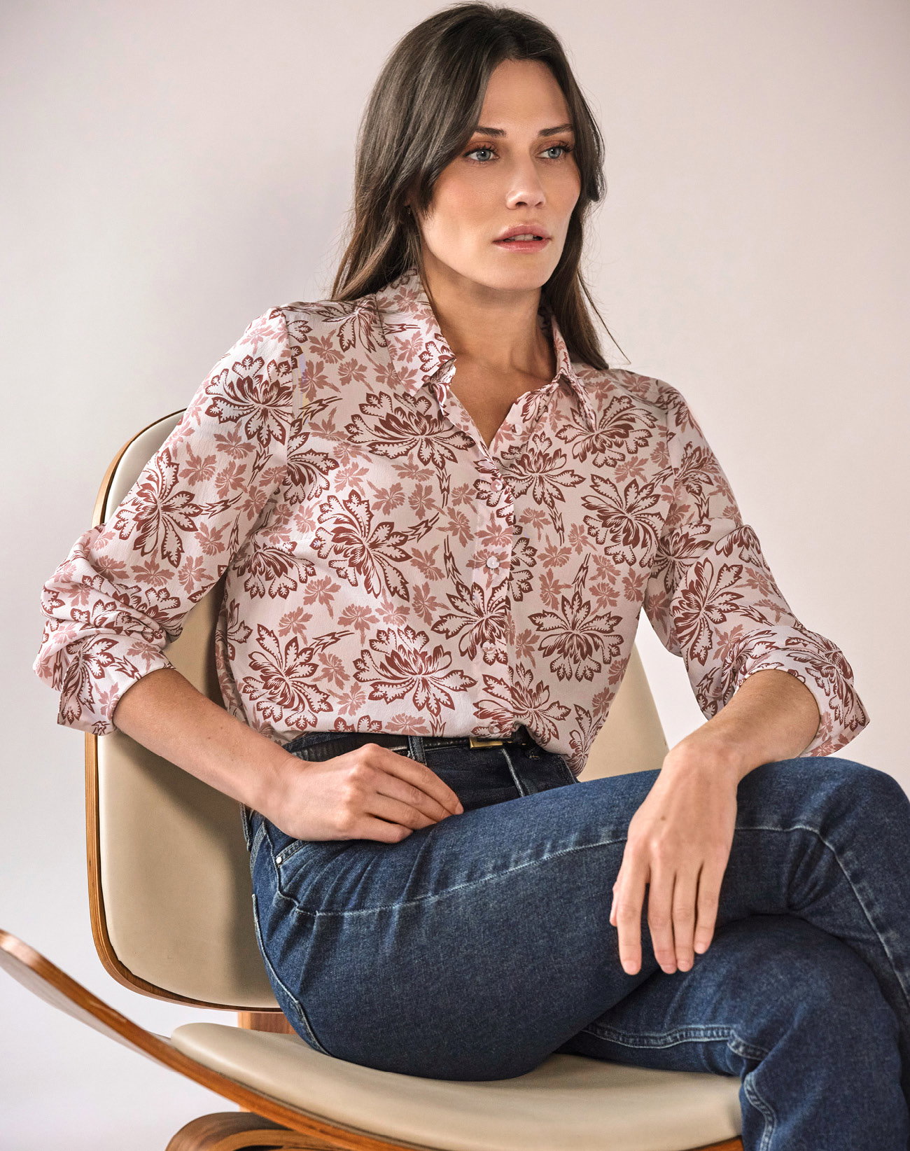Pure Washed Silk Shirt