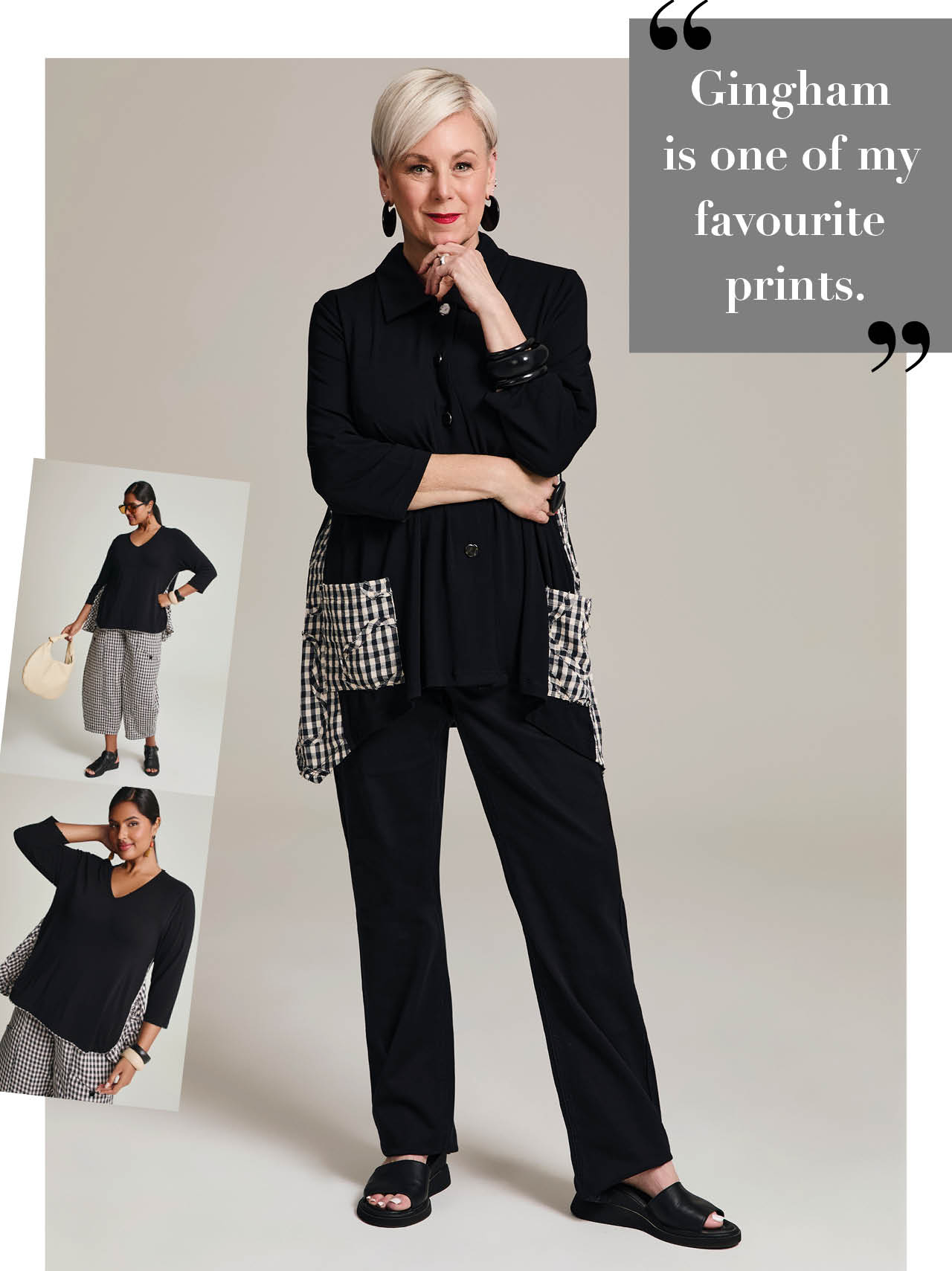 "Gingham is one of my favourite prints"