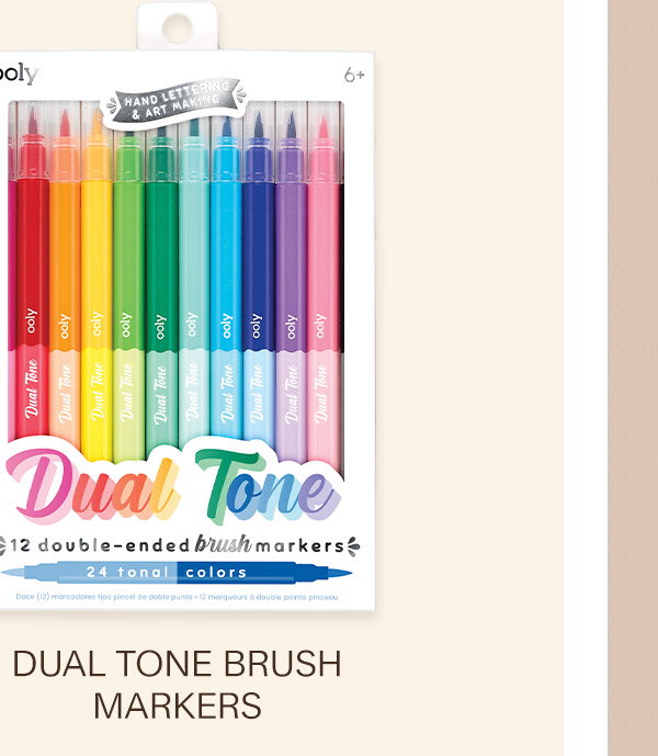 Dual Tone Brush Markers.