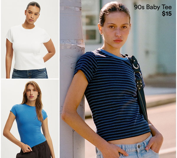 90s Baby Tee $15