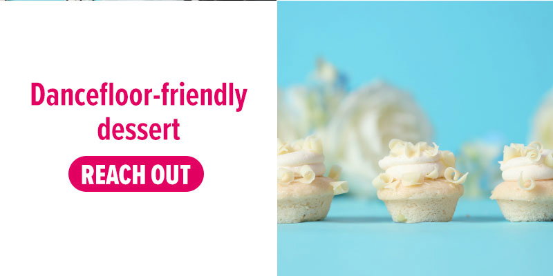 Dancefloor-friendly dessert! Reach out.