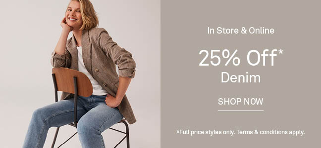25% Off Denim