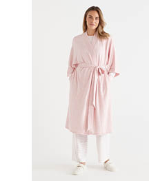 Brushed Robe - Pink