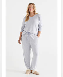 Brushed Tapered Pyjama Pant