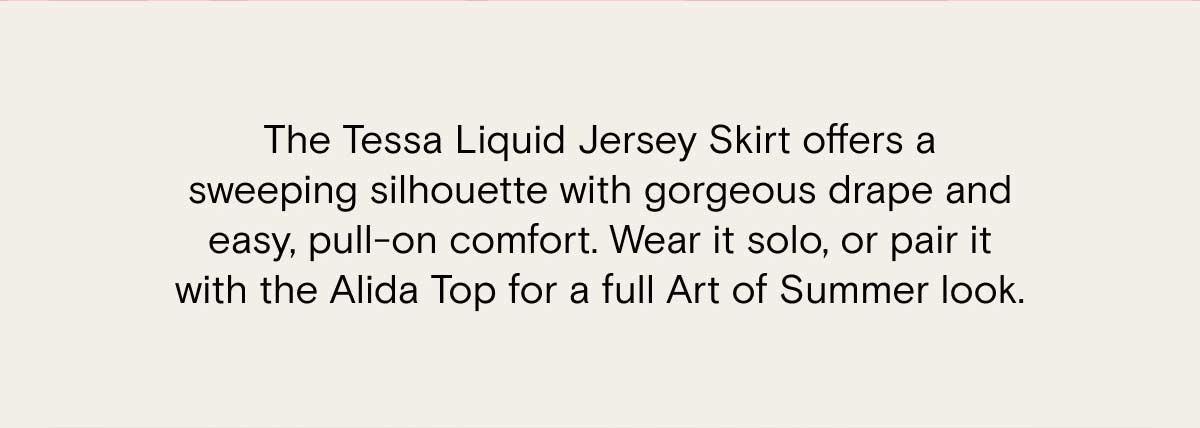 New Tessa Liquid Skirt
