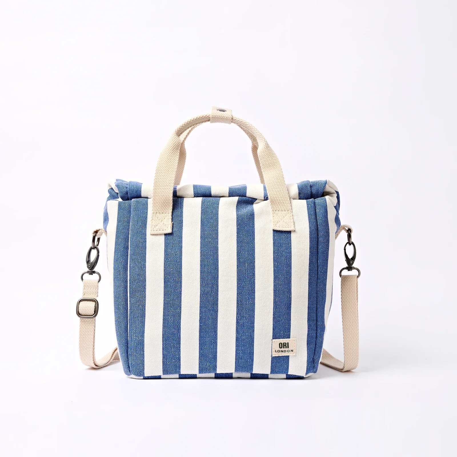 Image of Hampstead Lunch Bag in Denim Stripe