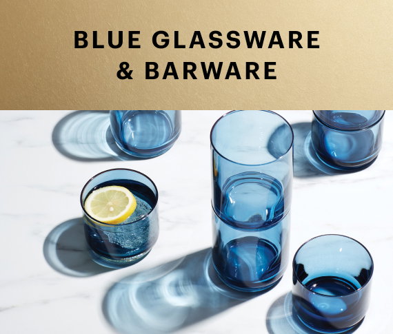Blue Glassware & Barware