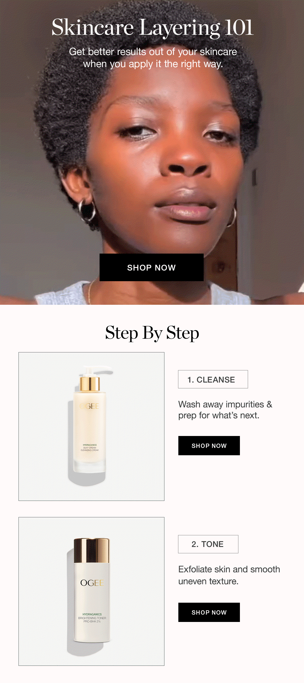 Skincare Layering 101 | Get better results out of your skincare when you apply it the right way.
