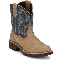 Kay 8" Western in honey (tan).