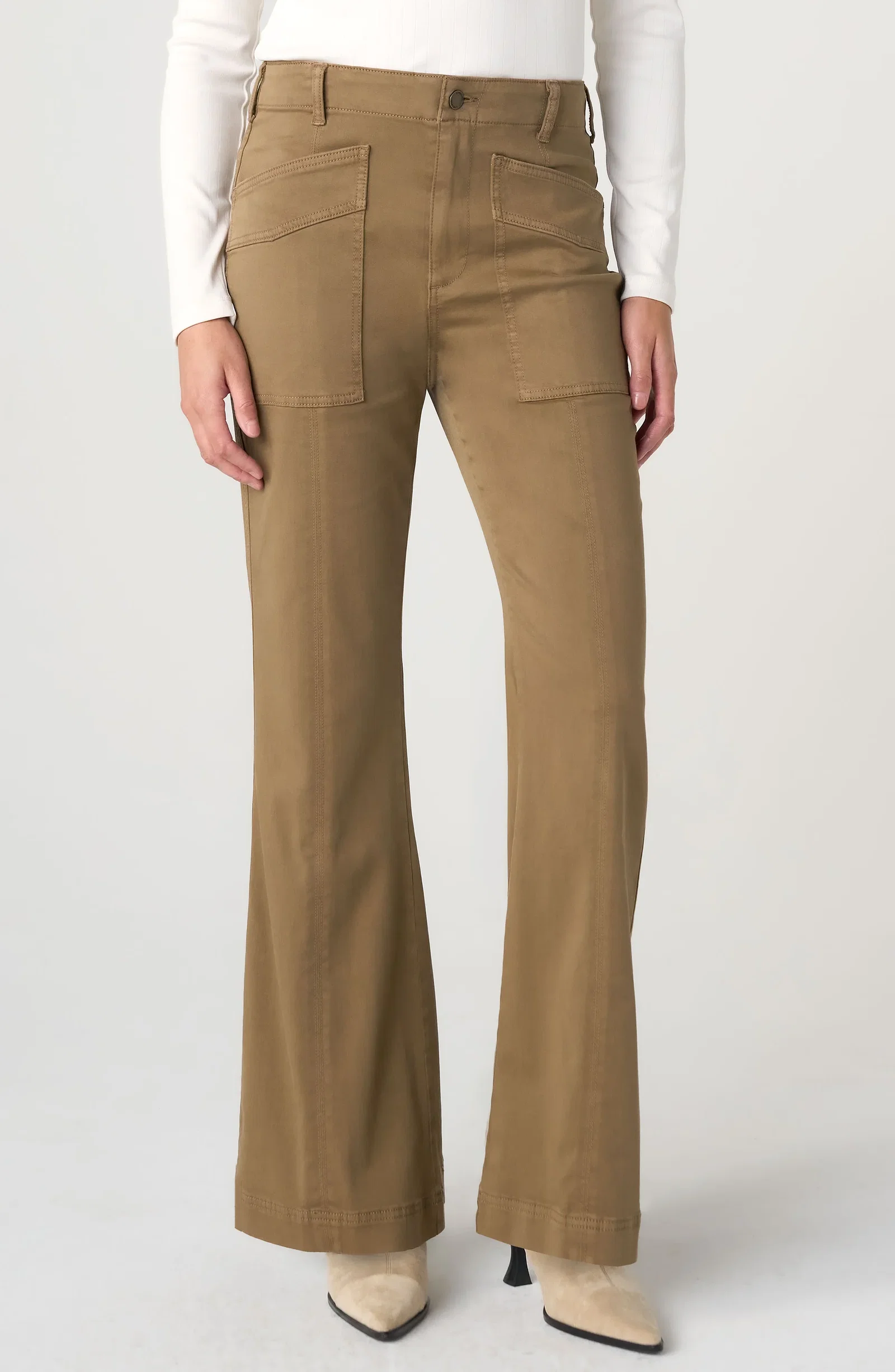 Image of HIGH RISE FLARE W/ PATCH POCKETS