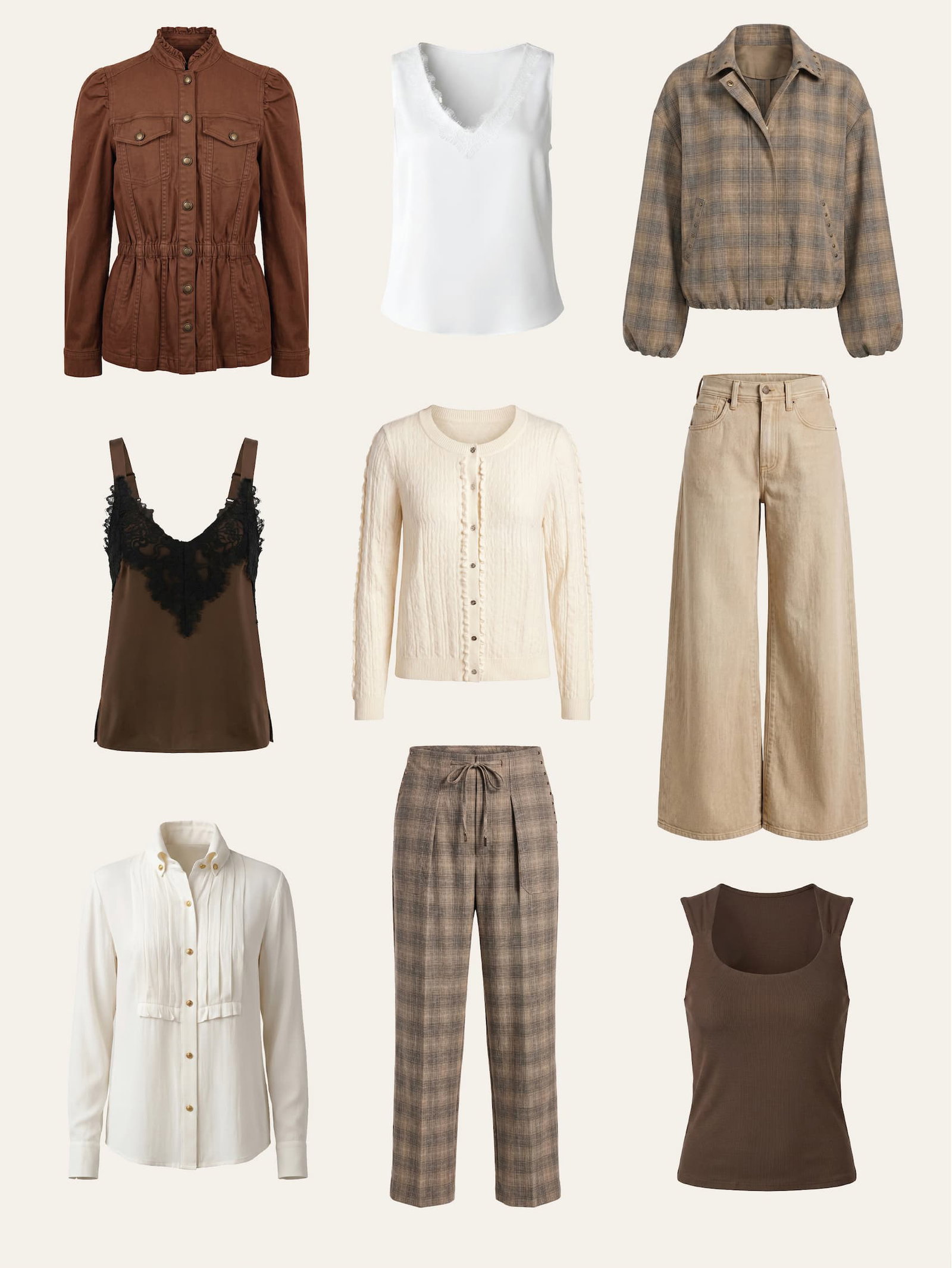 Ease into the season with timeless neutral hues that pair with everything. Shop the Edit