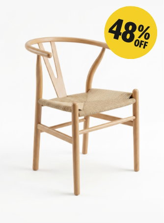 Wooden Wishbone Dining Chair
