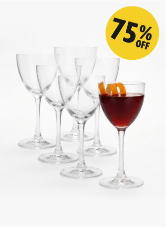 155ml Hoxton Crystal Nick & Nora Glasses - Pack of 6