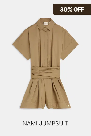 JV-NAMI regular fit jumpsuit - light khaki