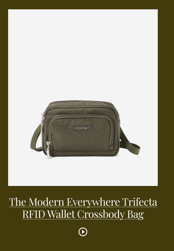 MODERN EVERYWHERE TRIFECTA RFID WALLET CROSSBODY