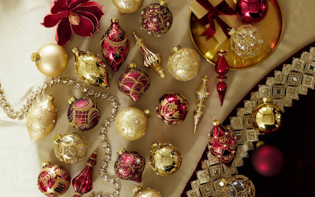 Gilded Glory Ornament Collection