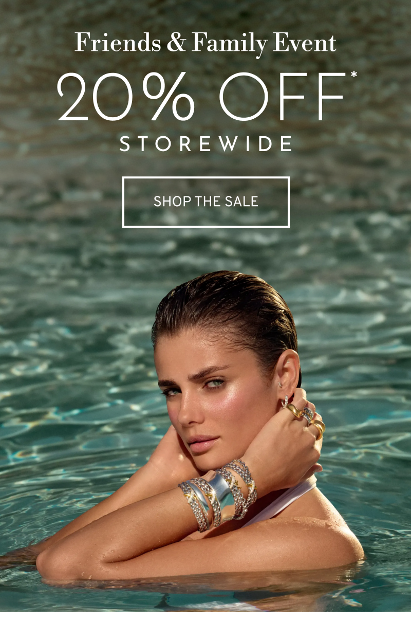 Unspoken Jewelry and Event Kick-off. Friends & Family Event. 20% Off Storewide. Click to Shop The Sale
