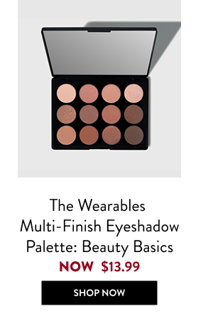 The Wearables Multi-Finish eyeshadow Palette: Beauty Basics | Shop Now