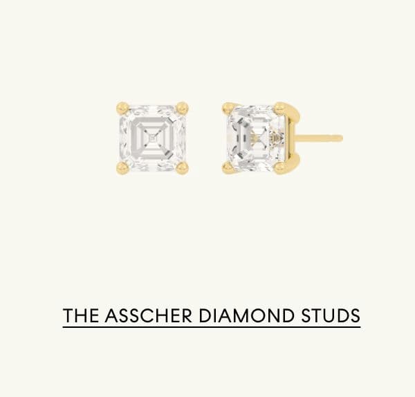 The Asscher Diamond Studs