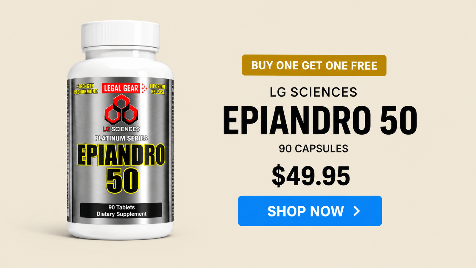 LG Sciences Epi-Andro BOGO Sale image