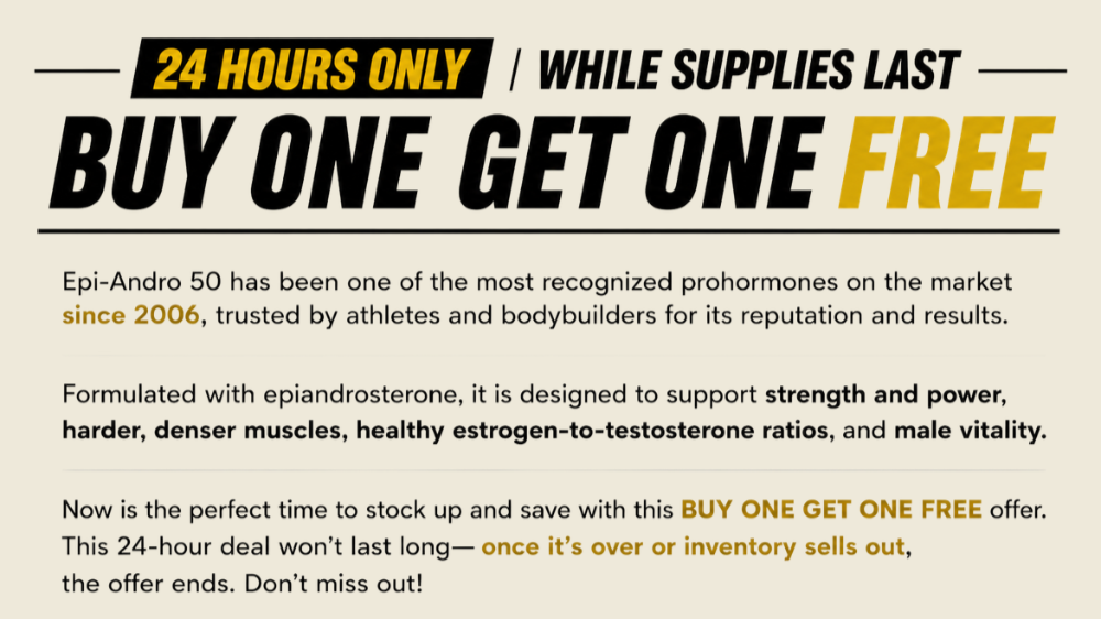 LG Sciences Epi-Andro BOGO Sale image