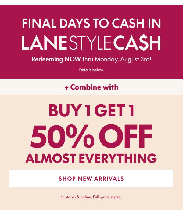 BOGO 50% Off